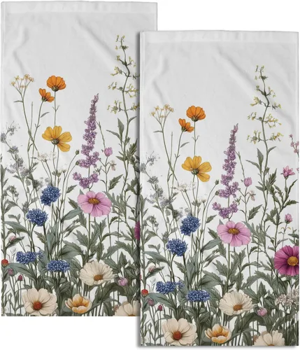 Miniatura 17 de Giwawa Toallas de Mano Verdes Bosque Nebuloso Set de 2 Montaña Bosque Suave Toallas de Huésped Toallas de Cara Baño Decoraciones Finas Toallas