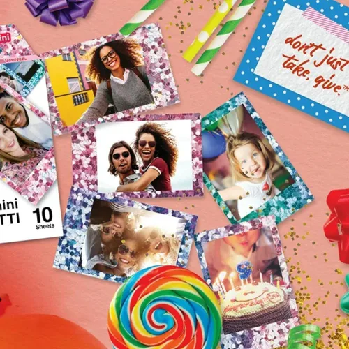 Miniatura 4 de Fujifilm Instax Confetti Mini película (10 exposiciones, paquete de 3) Fotos instantáneas vibrantes y coloridas, compatible con cámaras Fujifilm