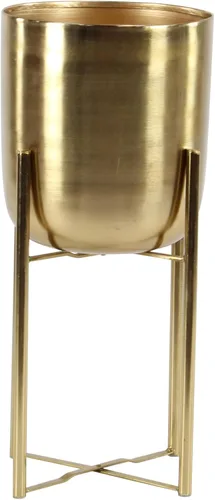 Miniatura 2 de CosmoLiving by Cosmopolitan - Maceta de metal para interiores y exteriores, maceta grande con soporte extraíble, juego de 2 macetas de 19 pulgadas