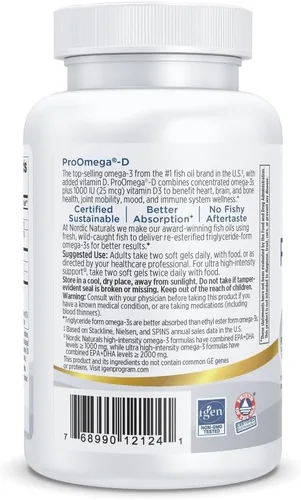 Miniatura 6 de Nordic Naturals proomega – D – Limón 60 ct.