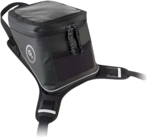 Miniatura 17 de Bolsa de tanque enrollable gris Giant Loop, bolsa de tanque impermeable minimalista para motocicleta, capacidad de 1.5 litros, se adapta a cualquier