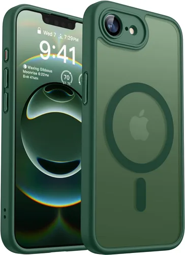 Miniatura 146 de CANSHN Funda magnética compatible con iPhone 17 Pro, mejorada [protección completa de la cámara] [compatible con Magsafe] [mate translúcido] funda