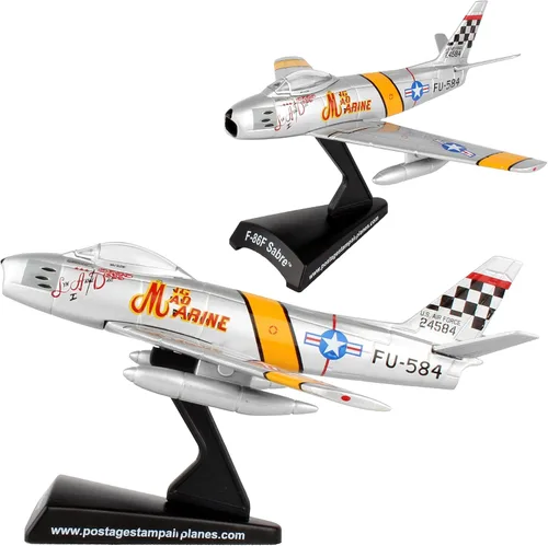 Daron Sello comercial mundial F-86 Sabre Mig Mad Marine Jet