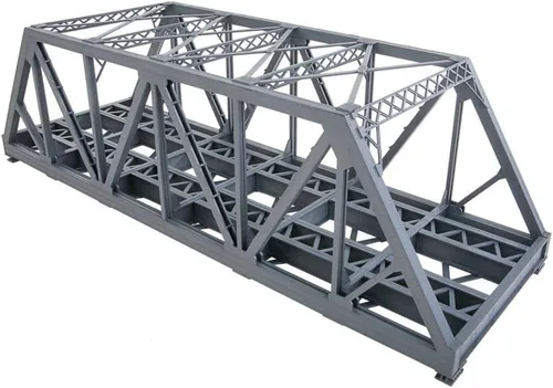 Miniatura 17 de Walthers Cornerstone Serie Kit Caballete de Escala HO con Puente de Viga de Cubierta de Acero