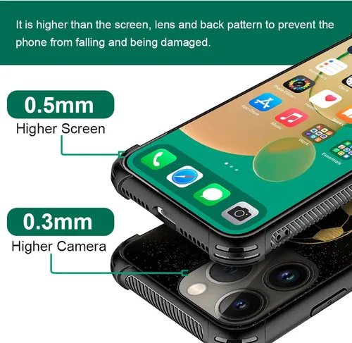 Miniatura 2 de Funda compatible con iPhone X/XS, diseño de bandera estadounidense de béisbol, TPU suave, a prueba de golpes, de vidrio templado, para iPhone X/XS
