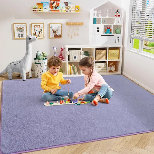 Miniatura 126 de Amearea Alfombras modernas para dormitorio, sala de estar, alfombra de espuma viscoelástica gruesa de 4 x 6 pies, alfombra de espuma viscoelástica