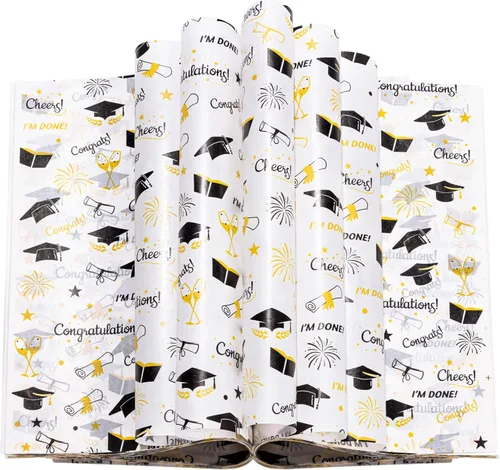 Miniatura 10 de 100 piezas de hojas de papel encerado de Navidad para alimentos, papel para envolver sándwiches, envoltorios para delicatessen, forros impermeables