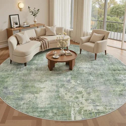 Miniatura 226 de Alfombra de pasillo Soalmost 2'6" x 10' lavable, alfombra antideslizante para cocina, baño, lavandería, alfombras vintage ultra delgadas para Beige
