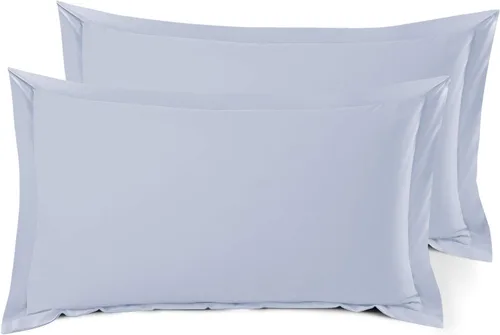 Miniatura 41 de Nestl Juego de 2 fundas tipo sham de almohada suaves - Fundas de almohada de microfibra de doble cepillado - Fundas de almohada de cama premium