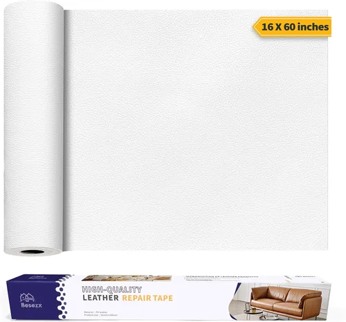 Miniatura 39 de Kit de Cinta de Parche para Reparación de Cuero, Reparación de Cuero Autoadhesiva para Muebles, Sofá, Sillón, Asientos de Automóvil, Silla