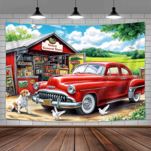 Miniatura 13 de Tapiz de Tren de Vapor, Tapices de Paisaje Otoñal de Tren de Motor Antiguo Decoración para Niños, Tapices de Arte de Acuarela de Bosque de Montaña