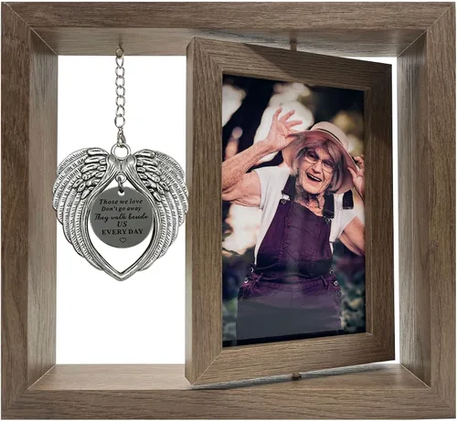 Miniatura 8 de Besoamo Marco de fotos conmemorativo de 4 x 6, regalos de condolencias por pérdida de un ser querido, regalos conmemorativos por pérdida de mamá