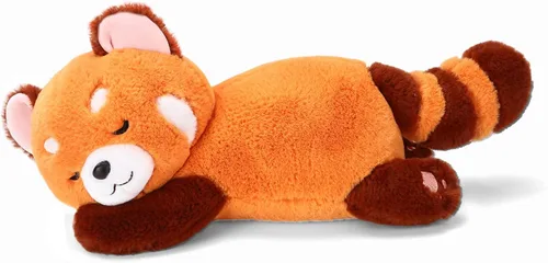 Miniatura 2 de Riuhot Almohada de peluche de panda rojo, bonito juguete de peluche, regalo de Navidad para el día de San Valentín para novias y niños, almohada