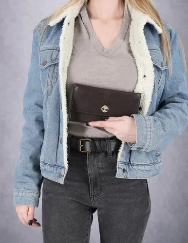 Miniatura 6 de Timberland - Cartera de piel con solapa RFID para mujer estilo Castlerock nobuck talla única