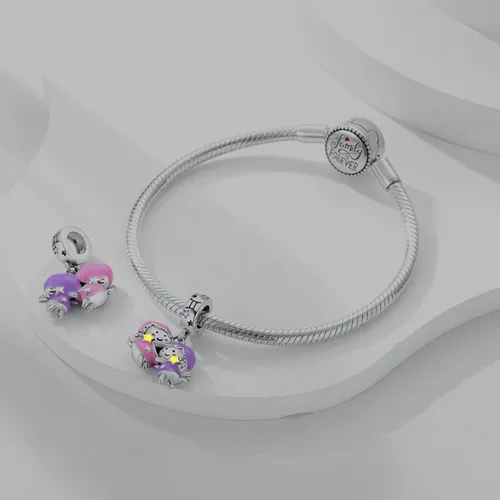 Miniatura 3 de Pandach 12 Zodiac Sign Birthday Charms 925 Sterling Silver Birthstone Charms Fits Women's Charm Bracelet Necklace Bangle Gifts for Girls Friends