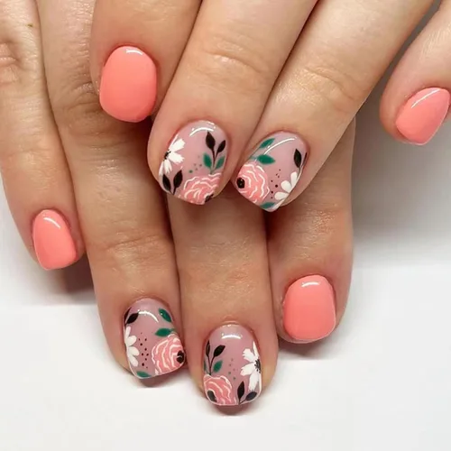 Miniatura 12 de Uñas postizas cortas a presión, uñas acrílicas cuadradas, coloridas de cobertura completa, uñas adhesivas brillantes en líneas, uñas reutilizables