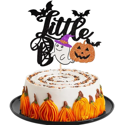 Miniatura 17 de 30 piezas de adornos para cupcakes con purpurina – Púas de cupcakes de Halloween para niños, cumpleaños, festival, fiesta, decoración de pasteles