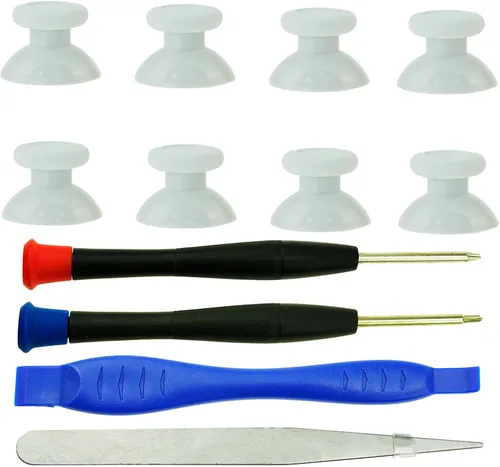 Miniatura 12 de Kit de reparación de joysticks analógicos de repuesto para controlador Xbox Core, palanca de pulgar para Xbox One S/X/Elite, piezas de palillos