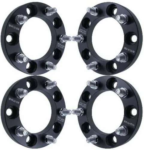 Miniatura 4 de Espaciadores de rueda de 2 pulgadas, 5 x 5.5 pulgadas, se adapta a Dodge 1500 Ford se adapta a F-100 Bronco, compatible con Jeep CJ de 2 pulgadas, 5