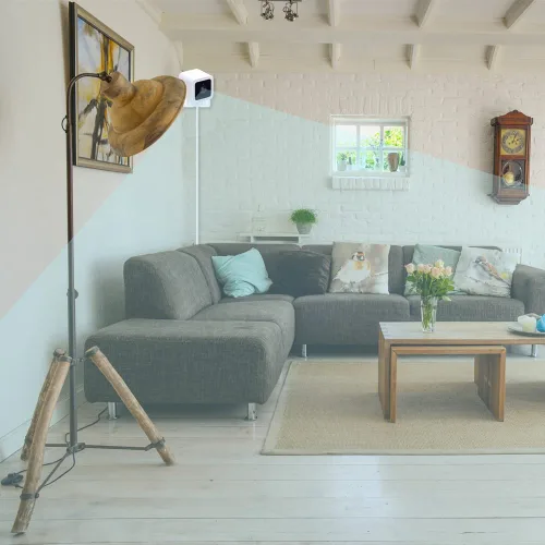 Miniatura 8 de Cargador de cable de extensión de alimentación de 10 pies para Wyze Cam V3/V4/OG/V3 Pro, Blink Mini Pan/Mini, Kasa, Ring Interior, Eufy, SimpliSafe