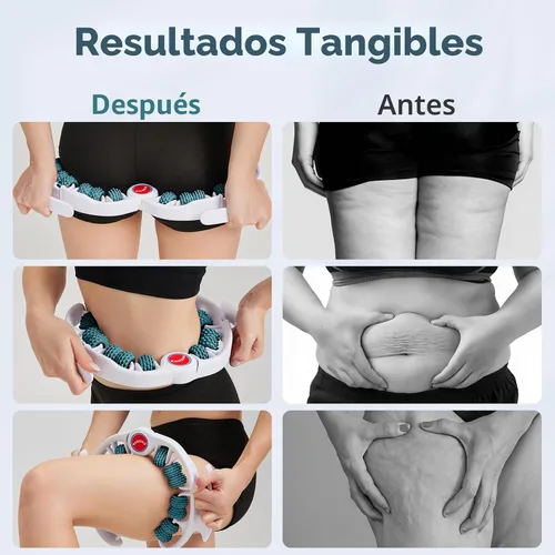 Miniatura 2 de Herramienta de masaje para celulitis, masajeador de drenaje linfático, rodillo muscular, masaje de fascia profunda, eliminación de piel con 14