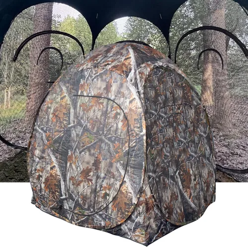 Miniatura 11 de THUNDERBAY Run & Gun Series 1-3 Pereson Pop-Up Ground Blind, Hunting Bilnd for Deer, Turkey Duck Hunting, Bow Hunting