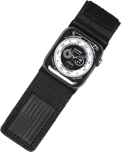 Miniatura 16 de Tefeca Serie Fortitude USA Band Ultra Ancho Compatible con Apple Watch Ultra 2/Ultra 49mm, Serie 10 46mm, Serie 9/8/7 45mm, SE2/SE/6/5/4 44mm