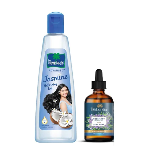 Miniatura 10 de Aceite de cabello enriquecido con coco y jazmín de Parachute Advansed con vitamina E Para la nutrición del cuero cabelludo Cabello más fuerte