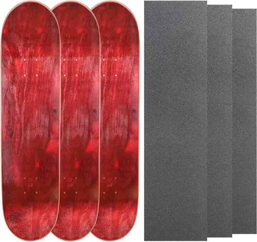 Miniatura 24 de Cal 7 Tablas de patineta de arce en blanco con cinta de agarre (paquete de 3, combinaciones)