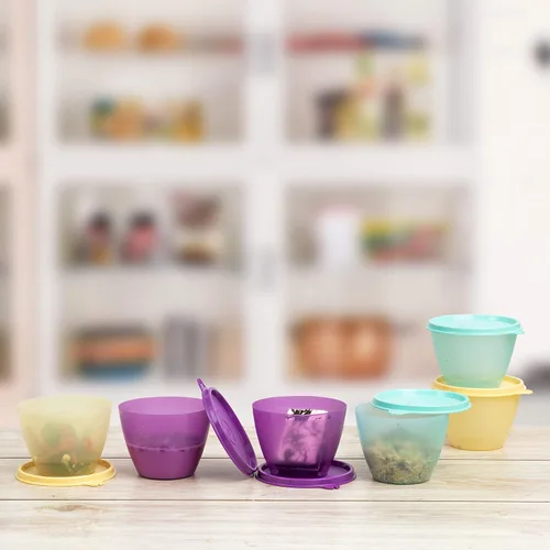 Miniatura 5 de Tupperware Recipiente de plástico - 13.5 fl oz, 6 piezas, multicolor