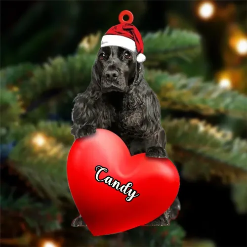 Miniatura 131 de Adornos de Navidad personalizados para perros, nombre personalizado, adorno de Malamute de Alaska, adornos acrílicos, regalos de Navidad, amantes