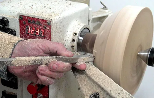 Miniatura 8 de Simple Woodturning Tools - Herramienta de torno de madera más áspera y simple de carburo más mango intercambiable de agarre de espuma de 17