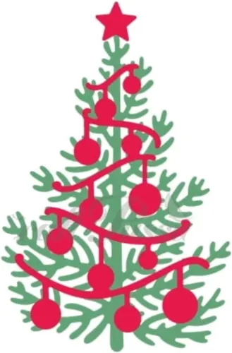 Miniatura 5 de Troqueles de metal para árbol de Navidad, troqueles de corte ligero para árbol de Navidad, plantillas de corte para álbumes de recortes, fotos