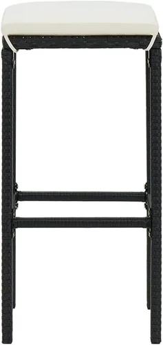 Miniatura 6 de sillas de bar, taburetes de bar, taburetes de bar Juego de 3, mesa de bar, sillas para barra de cocina, taburetes de bar con cojines 4 piezas