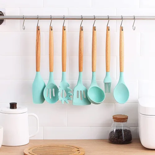 Miniatura 7 de Evanda Ganchos en S para colgar, paquete de 30 unidades, de acero inoxidable resistente, para sartenes de cocina, ollas, utensilios de cocina