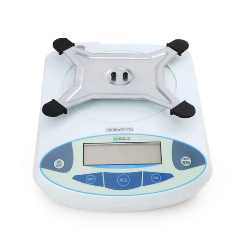 Miniatura 5 de U.S. Solid Balanza analítica de precisión digital 35.27 oz x 0.00 oz, báscula electrónica de alta precisión para laboratorio, joyería, uso industrial