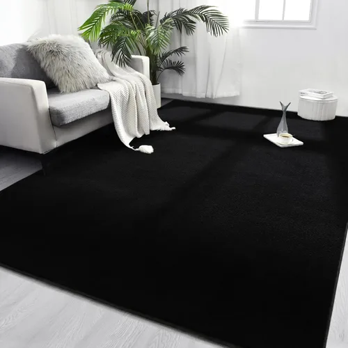 Miniatura 34 de FlyDOIT Alfombras redondas para dormitorio, sala de estar, 4 x 4, color azul marino, súper suaves, cómodas, gruesas de espuma viscoelástica