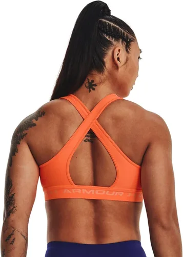 Miniatura 3 de Under Armour - Sujetador deportivo de medio impacto, con espalda cruzada, para mujer