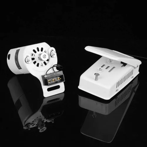 Miniatura 6 de Pedal de pie para máquina de coser, pedal de interruptor de acción de velocidades variables de 100 W con motor para piezas de máquina de coser