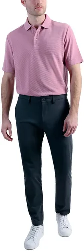 Miniatura 6 de Haggar Pantalón deportivo para hombre, de viaje, rendimiento, ajuste recto, frente plano, elástico, casual