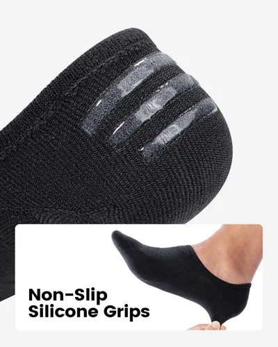 Miniatura 5 de IDEGG - Calcetines invisibles para hombre de corte bajo, calcetines cortos de tobillo para hombres, calcetines deportivos casuales con agarre