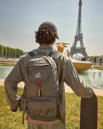 Miniatura 8 de WATERFLY Mochila pequeña ligera y plegable: mochila de 20 l ultra ligera, plegable, de senderismo, de viaje, de camping, de día, para hombre y mujer