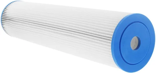 Miniatura 4 de 20 micrones, 20 pulgadas x 4.5 pulgadas, paquete de 2 cartuchos de repuesto de sedimentos plisados de poliéster para toda la casa, compatible