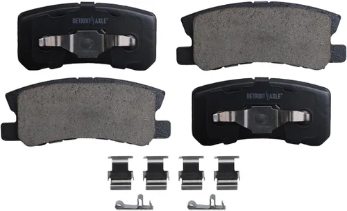 Miniatura 9 de Detroit Axle - Kit de freno trasero para Jeep Compass Patriot Chrysler 200 Sebring Dodge Avenger Caliber Mitsubishi Lancer Outlander 11.89" pulgadas