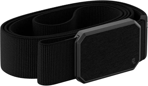 Miniatura 8 de Groove Life - Cinturón de nailon elástico para hombre con hebilla magnética de aluminio