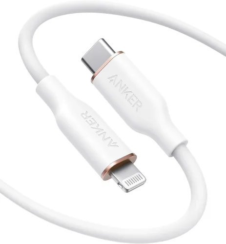 Miniatura 8 de Anker Cable USB C a Lightning, cable certificado MFi para iPhone 13 Pro 12 Pro Max 12 11 X XS, soporta entrega de energía (3 pies, blanco nube)