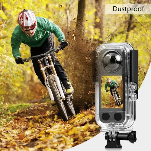 Miniatura 5 de PULUZ Funda de buceo de 30m/98ft para Insta360 X3, cubierta impermeable subacuática, carcasa protectora de PC para fotografía, carcasas para cámara