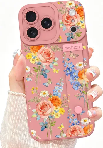 Miniatura 29 de Funda Wlxee para iPhone 15 Pro Max con patrón de ola, TPU suave con parachoques, cuero PU, diseño de cebra lindo para mujeres y niñas - Negro Gris