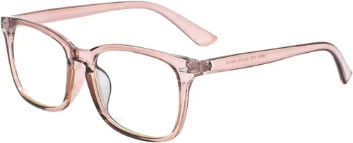 Miniatura 2 de MAXJULI Lentes de bloqueo de luz azul, para lectura de computadora/juegos/TV/teléfonos para mujeres y hombres 6001, Café claro, Estándar