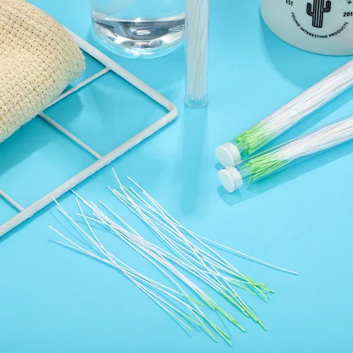 Miniatura 6 de Maitys 180 piezas de limpiador para agujeros de aretes, limpiador de perforaciones con hilo dental, fragancia de rosa para eliminar olores, cuidado
